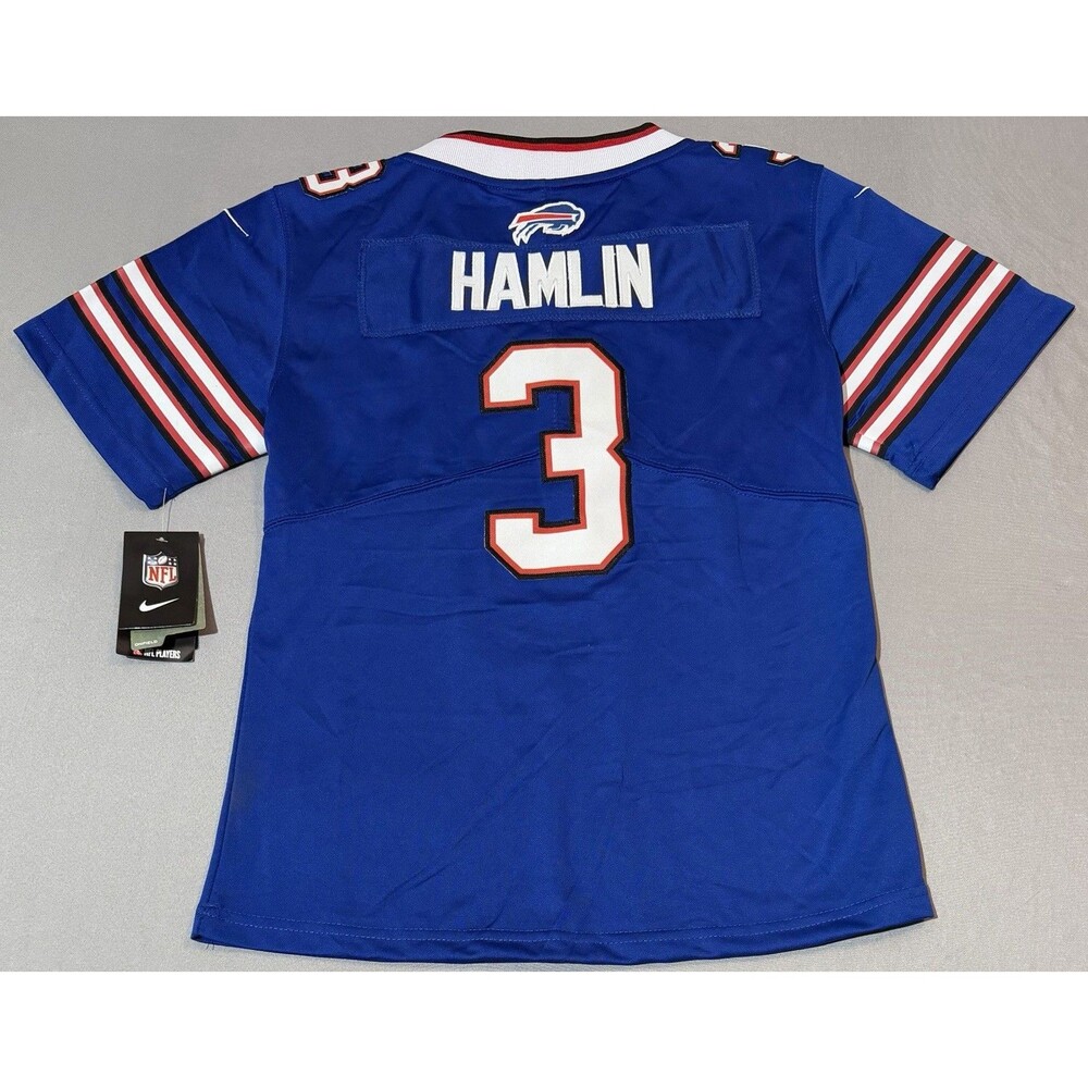 Buffalo Bills Damar Hamlin #3 Nike Women’s / Kids Jersey Size Medium "On Field"